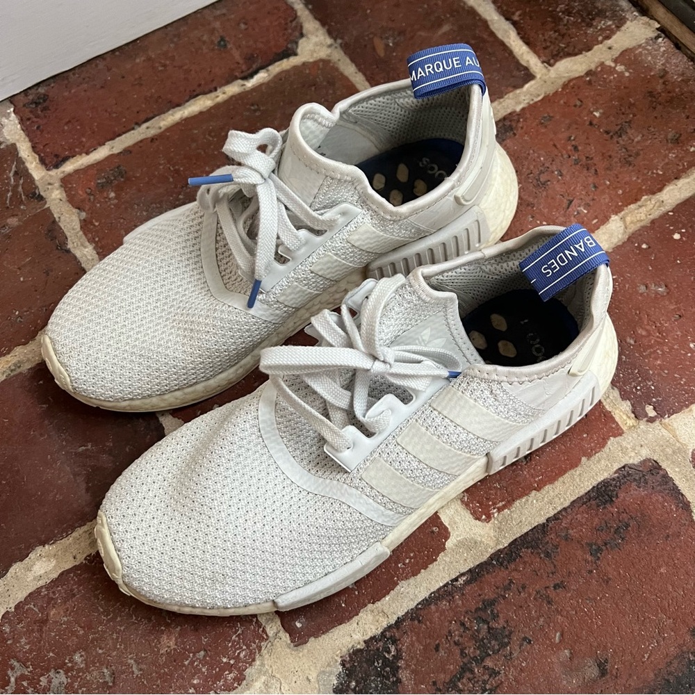 Adidas NMD crystal white and lilac